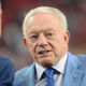 Dallas Cowboys owner Jerry Jones talks before the start of the NFL game against the Arizona Cardinals at the University of Phoenix Stadium on September 25, 2017, in Glendale, Ariz.